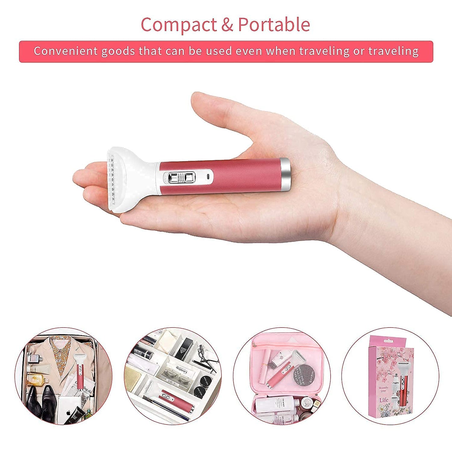 5 in 1 Women Epilator Female Eyebrow Trimmer Lady Shaver For Hair
