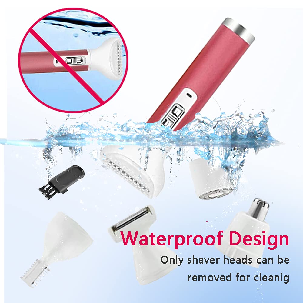 5 in 1 Women Epilator Female Eyebrow Trimmer Lady Shaver For Hair