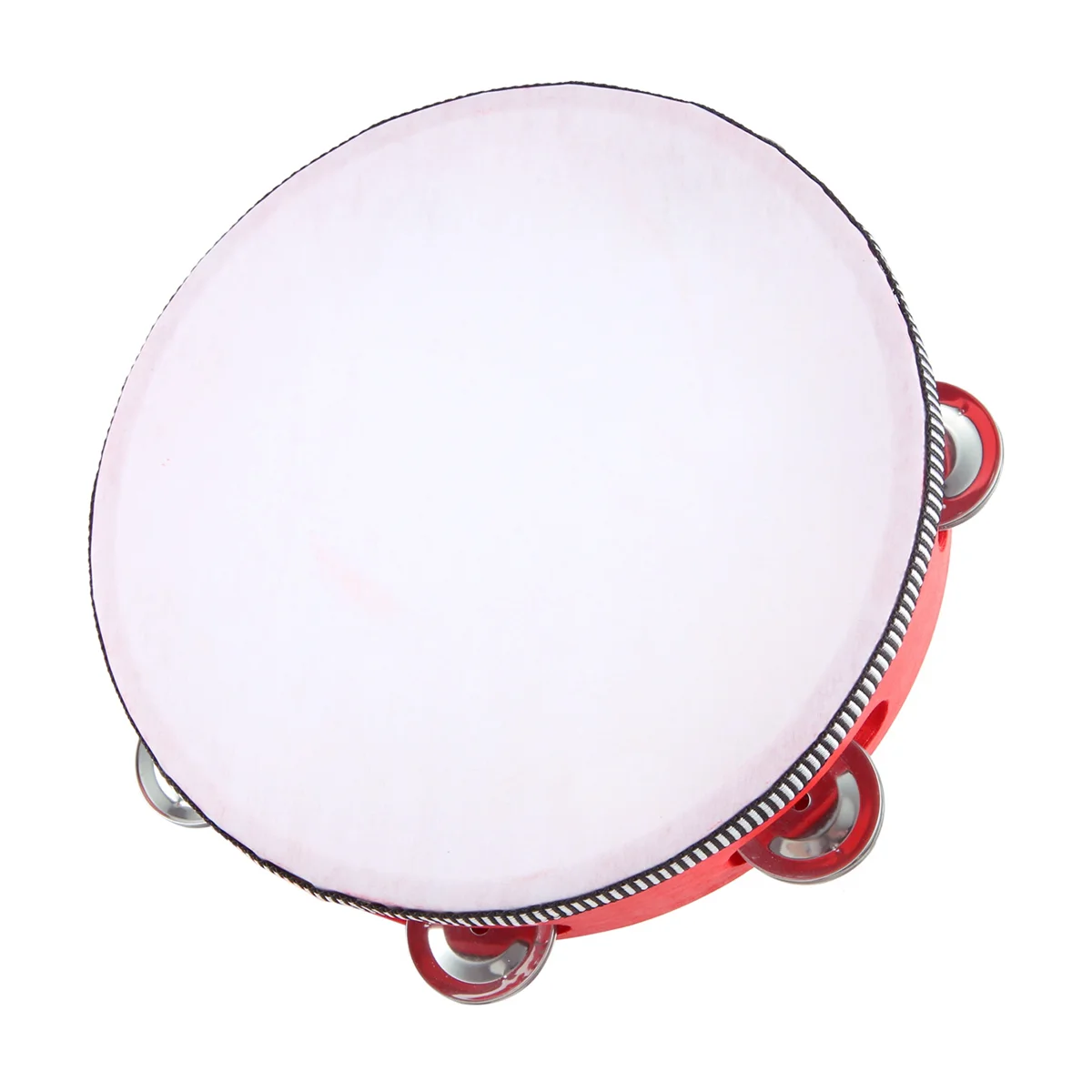 8inch Musical Tambourine Tamborine Drum Round Percussion Gift for KTV
