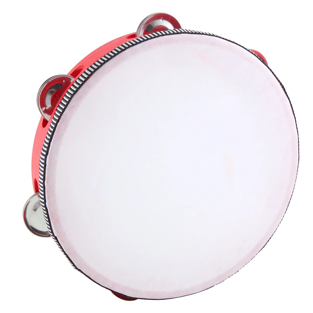 8inch Musical Tambourine Tamborine Drum Round Percussion Gift for KTV