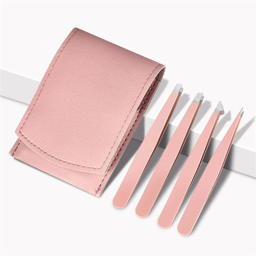 Eyebrow Tweezer Colorful Hair Beauty Fine Hairs Puller Stainless Steel