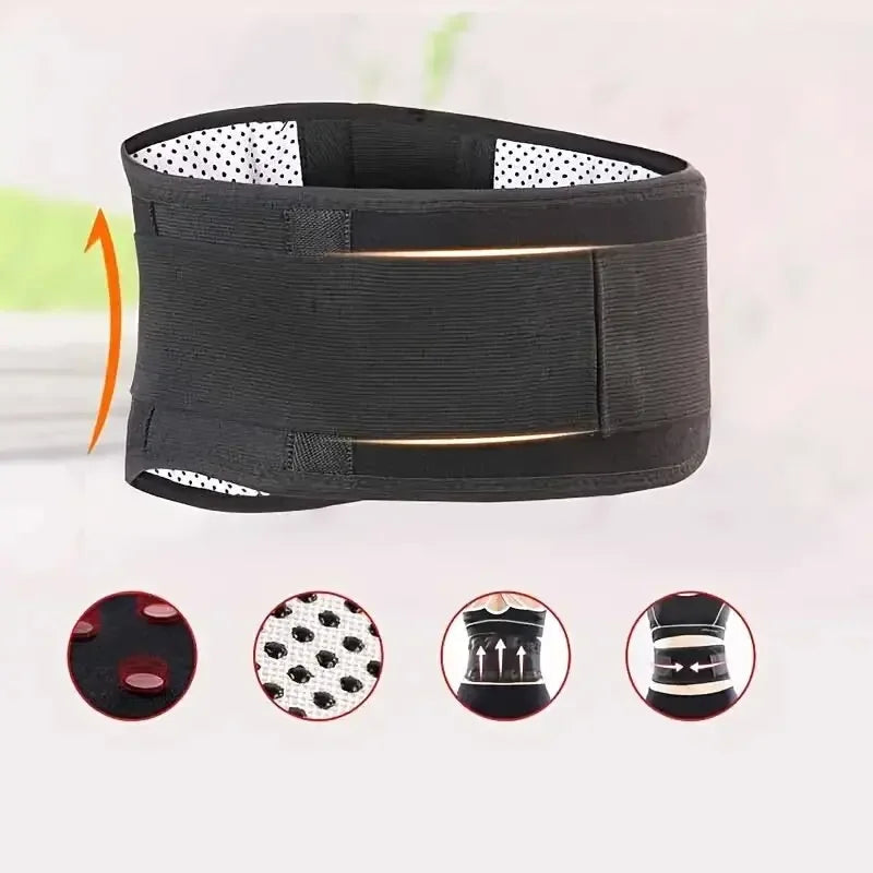 1pc Adjustable Self-heating Magnetic Therapy Back And Waist Support