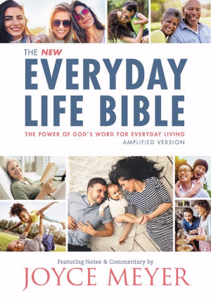 FaithWords 179050 Amplified New Everyday Life Bible, Hardcover