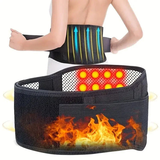 1pc Adjustable Self-heating Magnetic Therapy Back And Waist Support