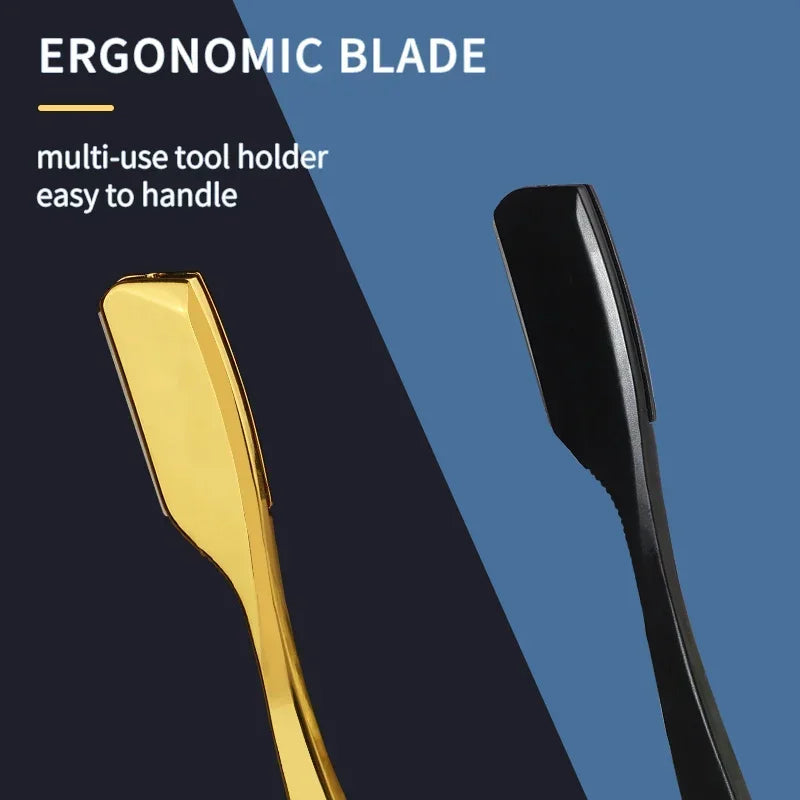 Professional Barber Straight Edge Shaving Razors Manual Zinc Alloy