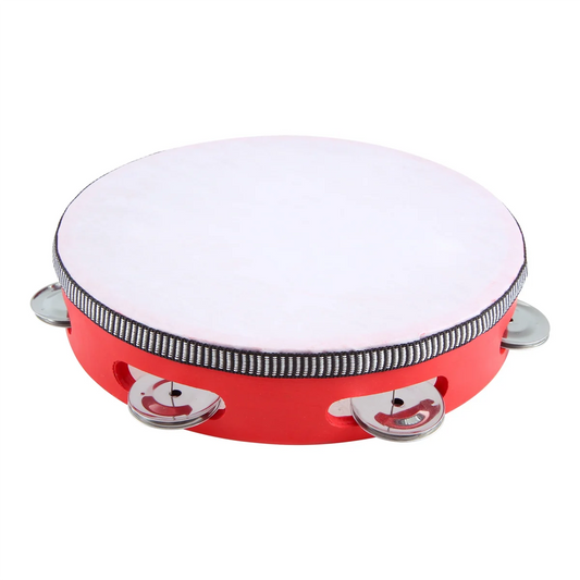 8inch Musical Tambourine Tamborine Drum Round Percussion Gift for KTV